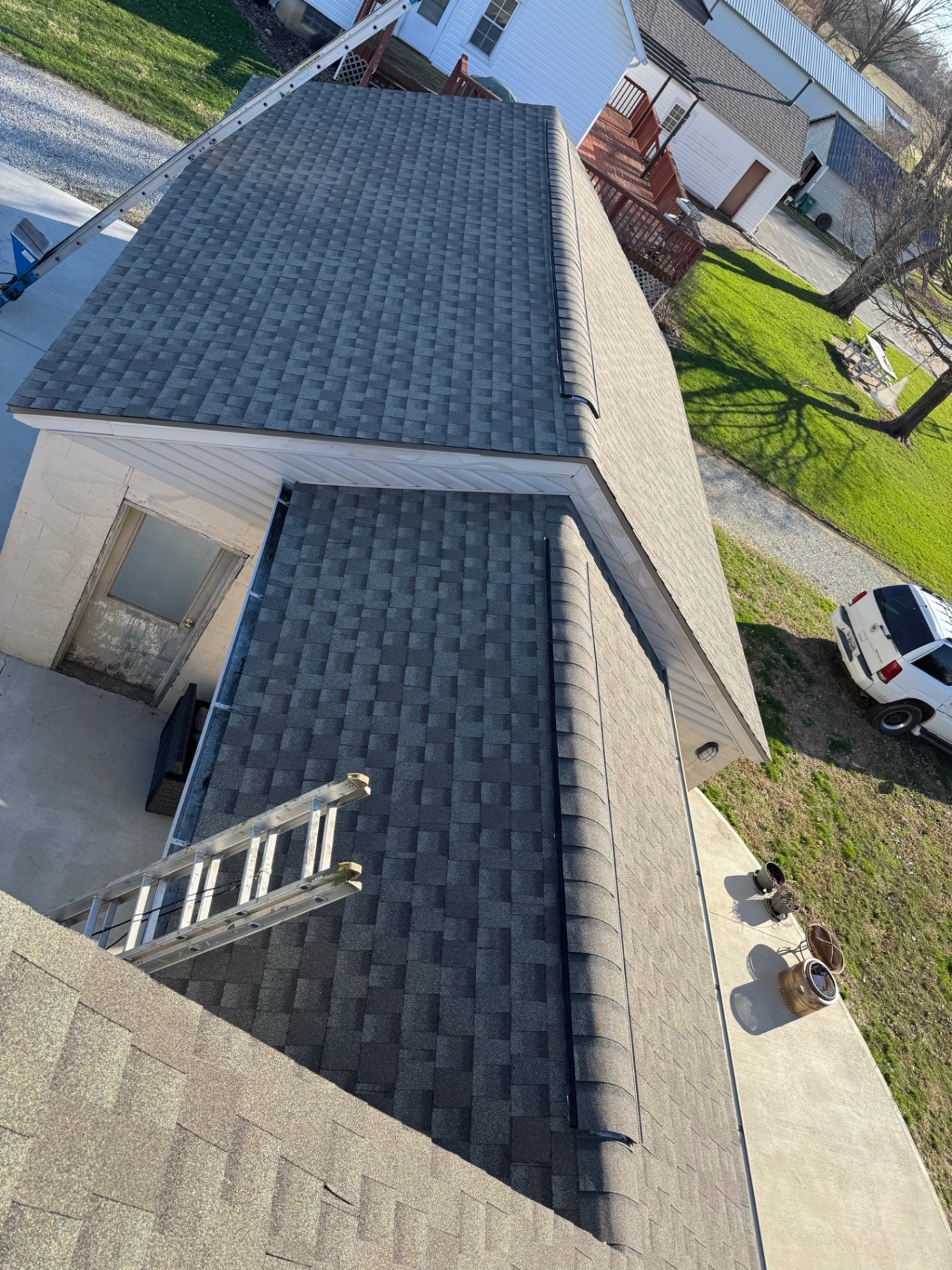 Finished ranch — Fresh architectural shingle roof